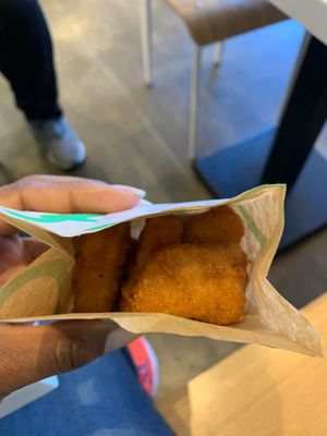 Chik'n nuggets
 at Hart House in Monrovia