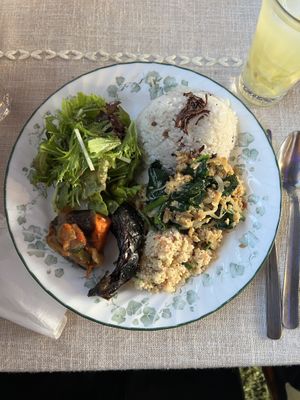 Custom vegan plate!  at Wander Kitchen in Kamakura