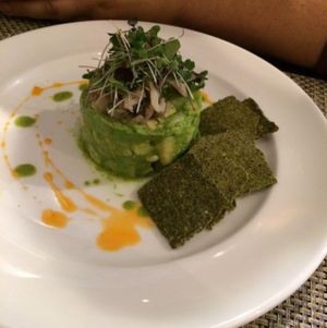 avocado starter at Candle Cafe West in New York City