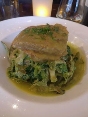 Seitan piccata at Candle Cafe West in New York City
