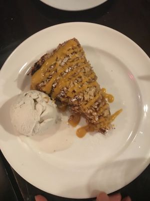 Peach pie at Candle Cafe West in New York City