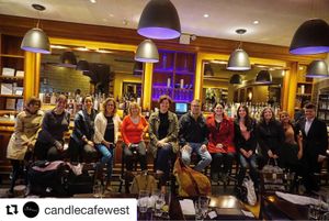 Celebrating our Main Street Vegan Academy graduation! at Candle Cafe West in New York City