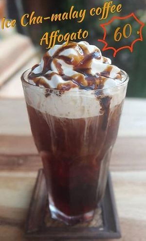 Affogato !! at Cha-Malay Cafe bistro @ Garage in Chiang Mai