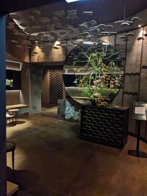 After entering Oukan Dining. at Oukan Dining in Berlin