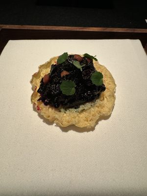 Beetroot & yuba  at Oukan Dining in Berlin