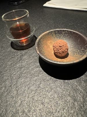 Truffle & tea  at Oukan Dining in Berlin