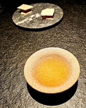 First tea pairing at Oukan Dining in Berlin