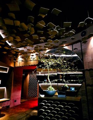 Reception area at Oukan Dining in Berlin