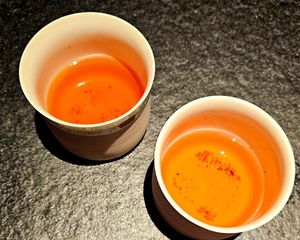 Tea pairing with brioche & hojicha at Oukan Dining in Berlin