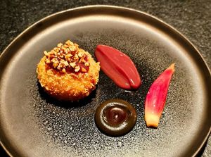 Ume & black walnut at Oukan Dining in Berlin