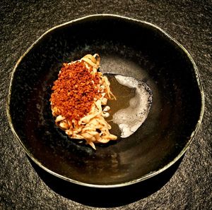 Kombujime eringi at Oukan Dining in Berlin