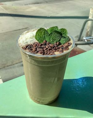 Ask for our mint chocolate  at Main Squeeze in Santa Monica