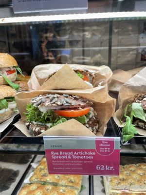 Great vegan options   at Espresso House - Frederiksborggade in Copenhagen