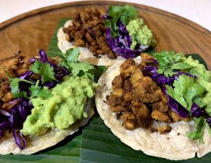 Tempeh tacos at Given Ubud in Ubud