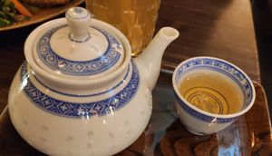 Jasmin tea at Hanoi Vegan & Heinenhof in Cologne