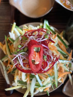 Mango salad   at Hanoi Vegan & Heinenhof in Cologne