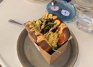 Vegan Egg Drop   at FOUR Specialty Coffee & Bistro in Valencia