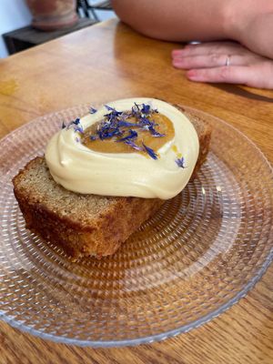 Vegan caramel cake   at FOUR Specialty Coffee & Bistro in Valencia