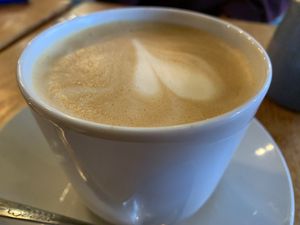 Oat latte   at The Green in Washington