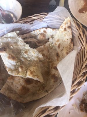 Garlic naan  at Hola India in Manuel Antonio
