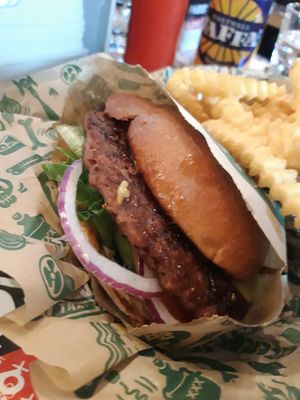 Vegan New York burger at Bastard Burgers in Helsinki