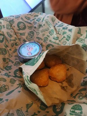 Vegan chili poppers at Bastard Burgers in Helsinki