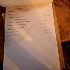 Menu at Miso Ramen in Halle