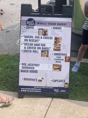 Menu at Sweet Trail Cafe in Bloomfield