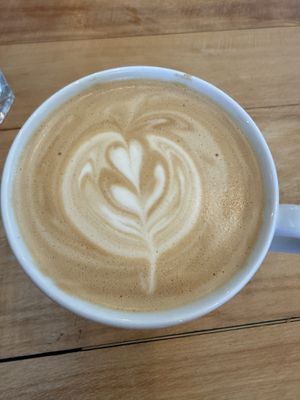 vanilla latte   at Amanita in Lancaster