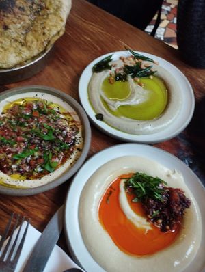 Starters to share at Bubala - Soho in London