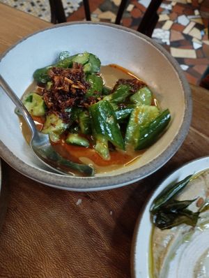 Smashed cucumber at Bubala - Soho in London