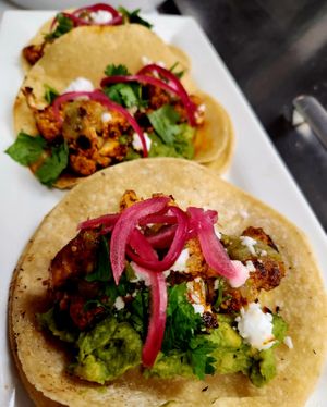 Cauliflower Street Tacos at Veg Head in Lansing