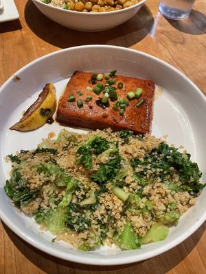 Tofu salmon   at Veg Head in Lansing