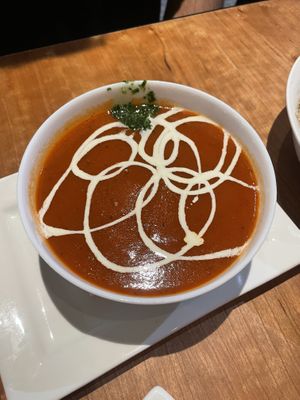 Tomato soup  at Veg Head in Lansing