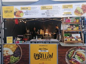Market vendor at Pabellon Venezuelan Food in South East London