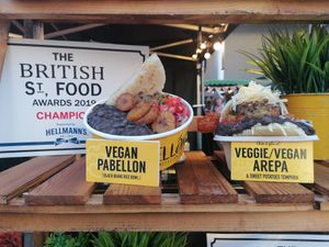Vegan options at Pabellon Venezuelan Food in South East London