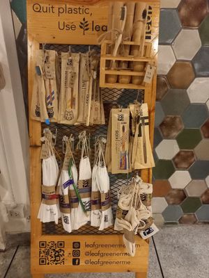 Sustainable products at The Food Trust CNX in Chiang Mai