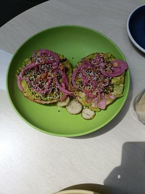 Arvo bagel at Schmucks in Melbourne