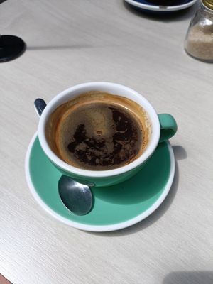 Long black at Schmucks in Melbourne