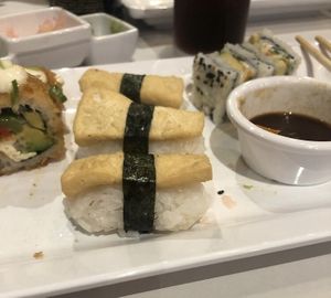 Tofu nigiri  at Active Sushi in Cape Town