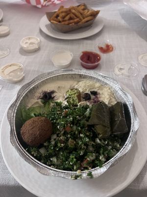 Veggie platter  at Cravingrill in Fort Bragg