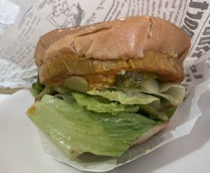 Pumpkin and mushrooms. Yummy!  at Cooking with Plants - 煮植 in Kowloon