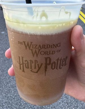 Vegan Butterbeer!  at Universal Studios - Leaky Cauldron in Orlando