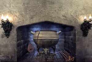 interior at Universal Studios - Leaky Cauldron in Orlando