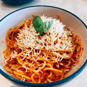 Vegan bolognese  at Unicorn Noms in Janabiyah