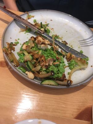 Mushroom toast  at Cafe Vegu in Lewes