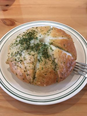 Ream cheese garlic bun  at Cafe Vegu in Lewes