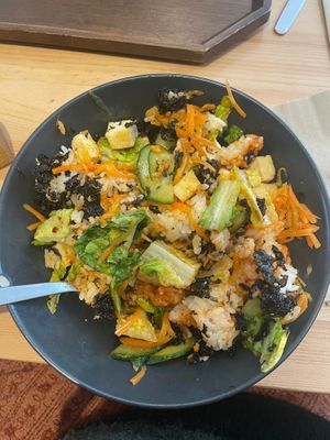 bibimbap at Cafe Vegu in Lewes