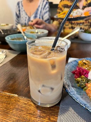 hazelnut soy latte at Siesta in Hirakawa