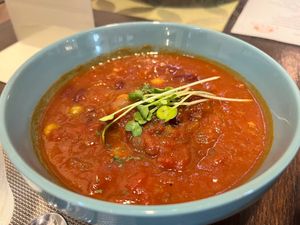 beans tomato curry at Siesta in Hirakawa